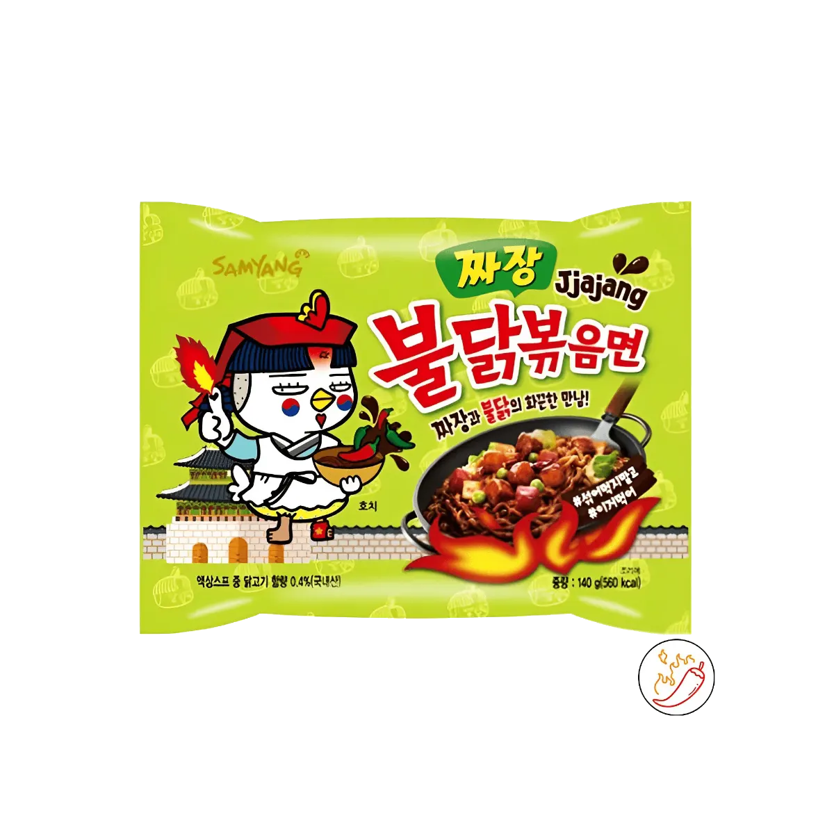 Samyang Hot Chicken Jjajang Flavor Ramen - 140 gm