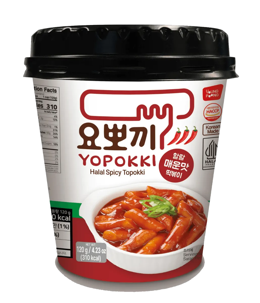 Yopokki Korean Spicy Rice Cakes - 120 gm